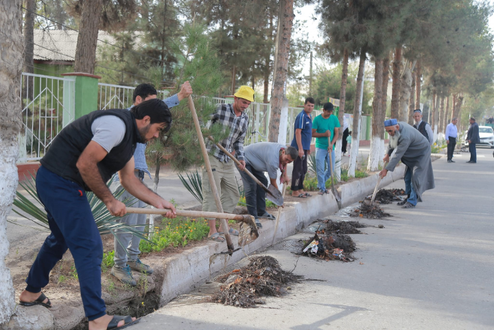"Clean Area" campaign in the Dusti district