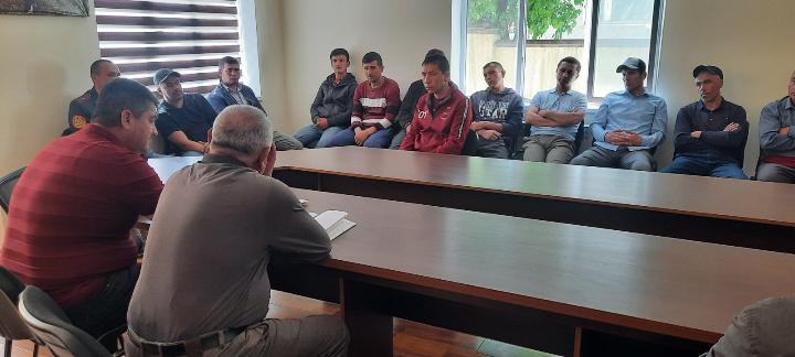 Meeting at the Environmental Protection Training Center in Penjikent