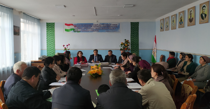 At the initiative of the Head of the Main Department of Environmental Protection of Sughd region, in the hall of the Center 