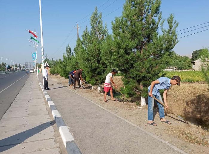 “Clean Coast" and "Clean Terrain" promotions in the city of Tursunzade