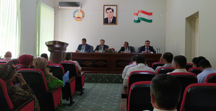 Press conference of the Main Department for Environmental Protection of Sughd region