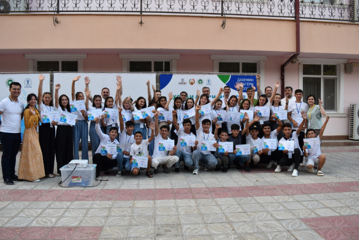 Участие юных экологов Канибадама и Худжанда в Десятом экологическом лагере "Наш Зеленый Дом - 2023"