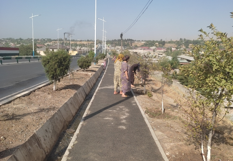 "Clean Road" campaign in Shahrinav district