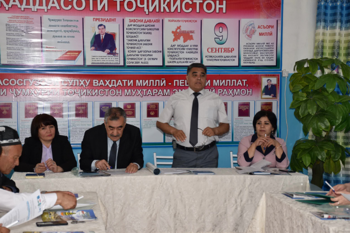 Round table in the framework of the implementation of the State Program in Istiqlol city