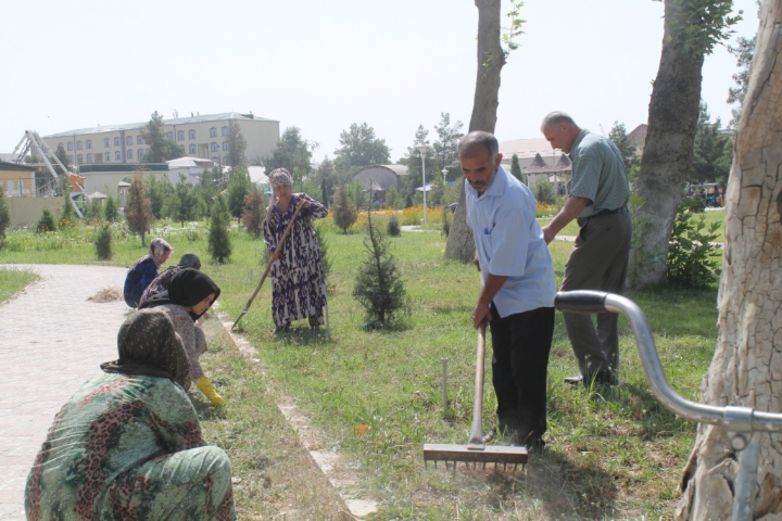 "Clean Area" campaign in Farkhor district