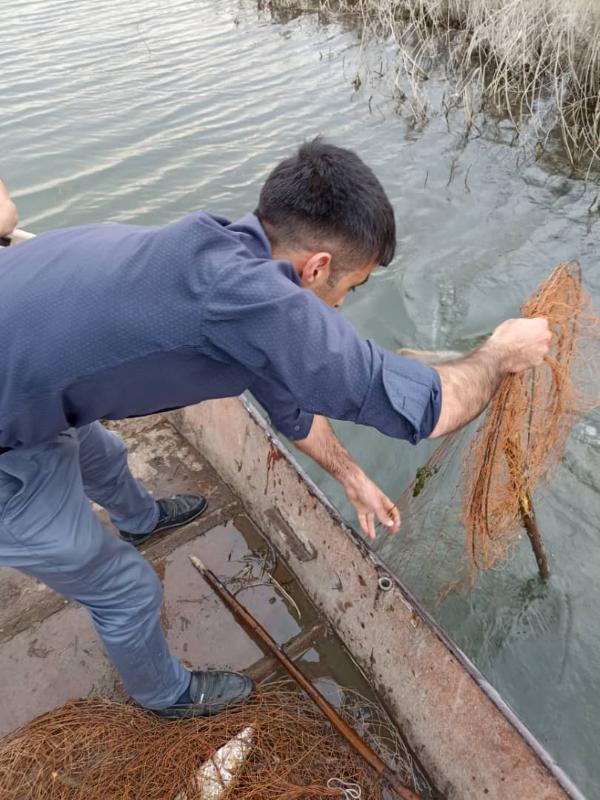 Operational raids on the conservation of fish resources in the area of J.Rasulov during the spawning period